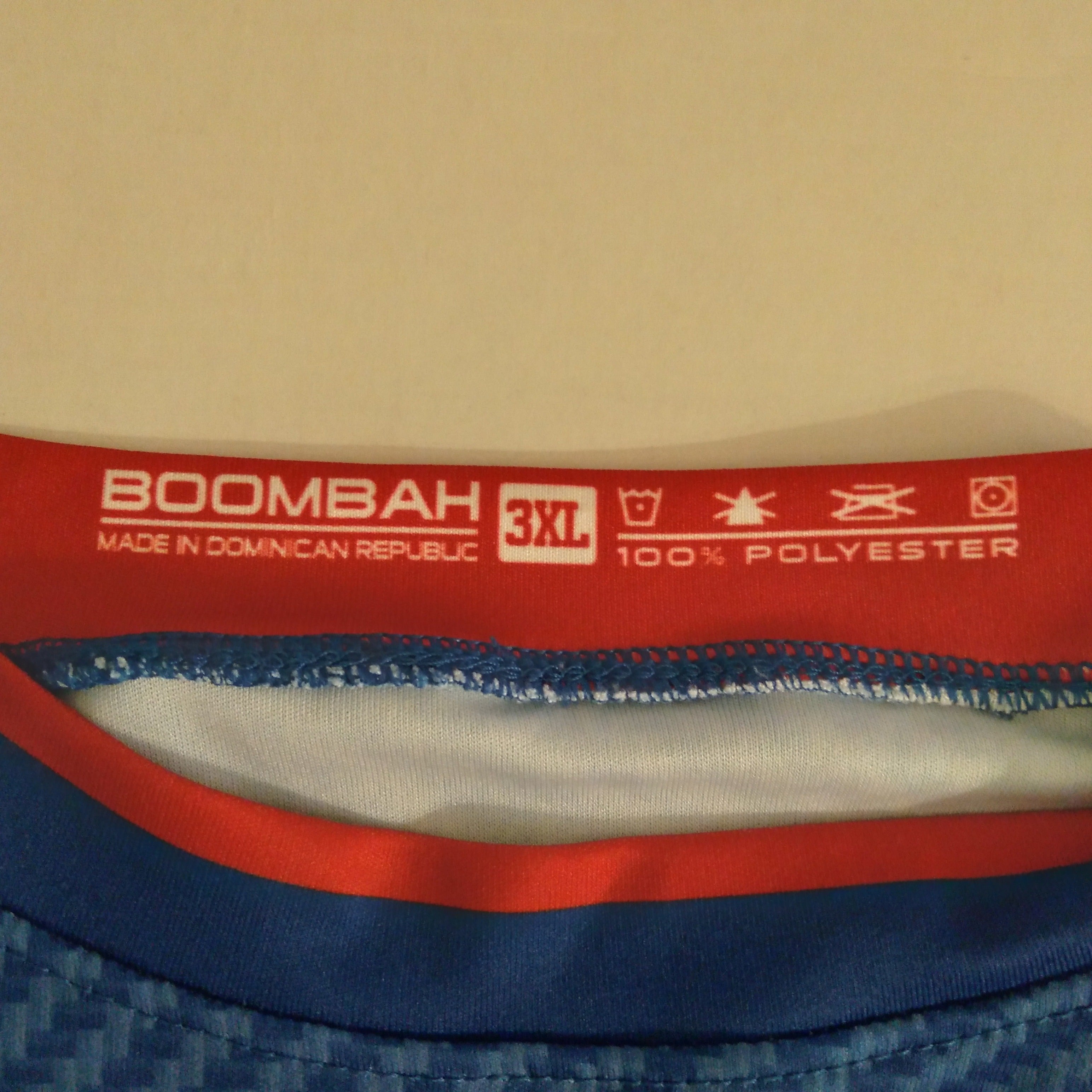 Boombah Men's USA Spell Out Multicolor Pullover Jersey Sz 3XL