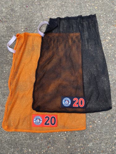 2 - Warrior Kansas City Mavericks Laundry Bag Orange and Black 4185