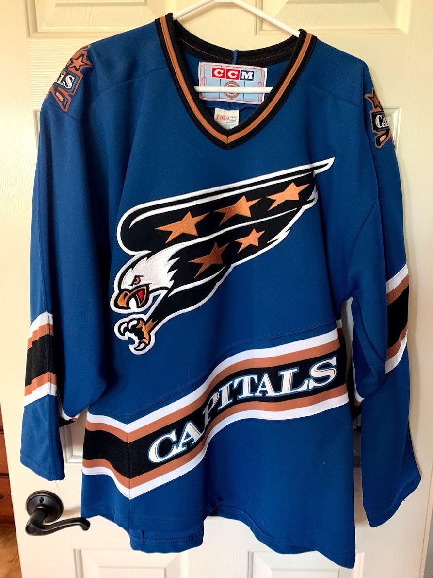 WASHINGTON CAPITALS  1990's Home CCM Customized NHL Throwback Jersey