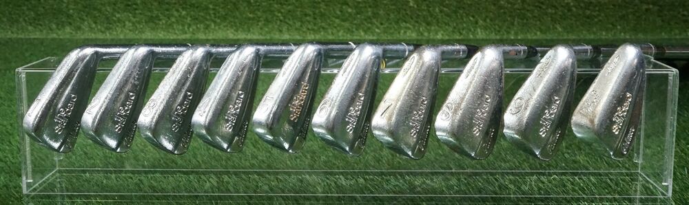 VINTAGE MUSCLE BACK ARNOLD PALMER THE STANDARD 1-P IRONS SET, STIFF STEEL SHAFTS
