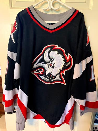 NHL Buffalo Sabres Authentic Vintage 'Goat Head' #10 Brad May Jersey