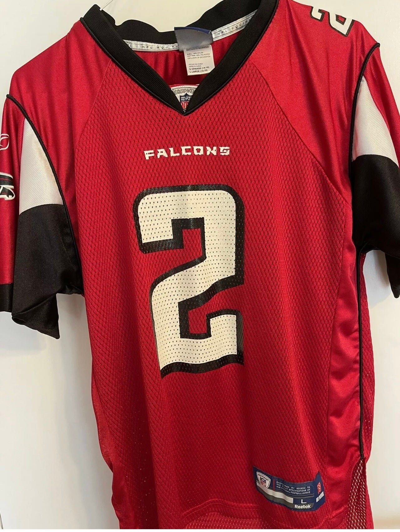 Reebok Authentic NFL Equipment Sewn Jersey MATT RYAN ATLANTA FALCONS XL  Size 50