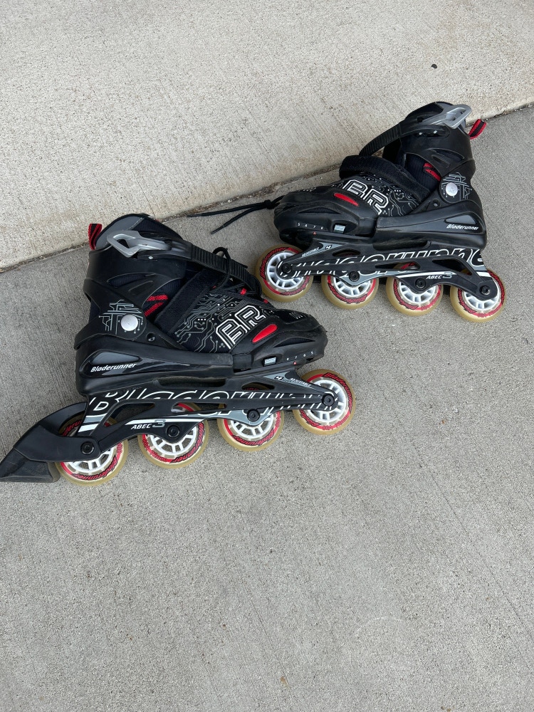 Used Bladerunner Twist Inline Skates D&R (Regular) Adjustable 1-4