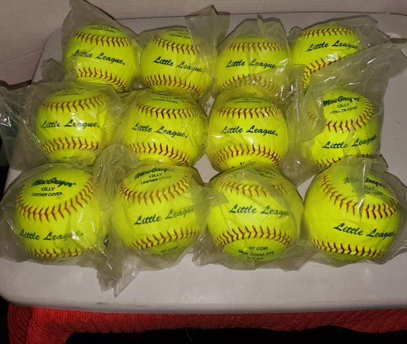 New Macgregor 12" Softball 12 Pack (1 Dozen)