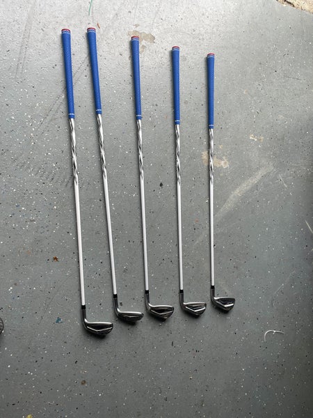 Junior Used Cobra Right Handed King F7 Iron Set Regular Flex 5 Pieces Graphite Shaft