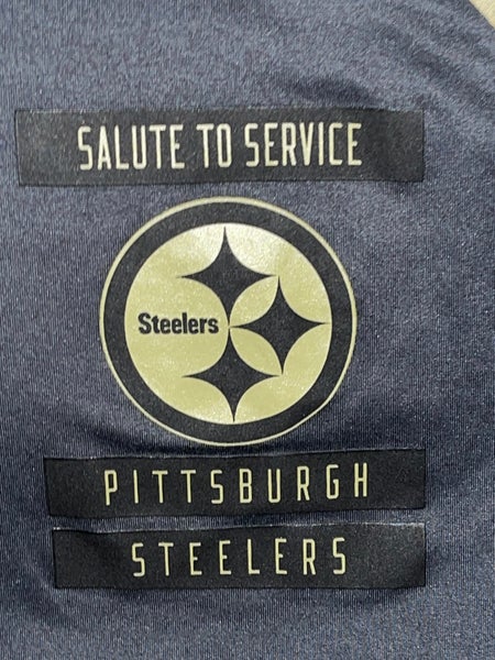 Men's Nike Olive Pittsburgh Steelers 2022 Salute to Service Long Sleeve T-Shirt Size: Small