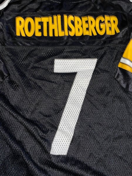 Ben Roethlisberger Pittsburgh Steelers Jersey Youth Large Reebok NFL