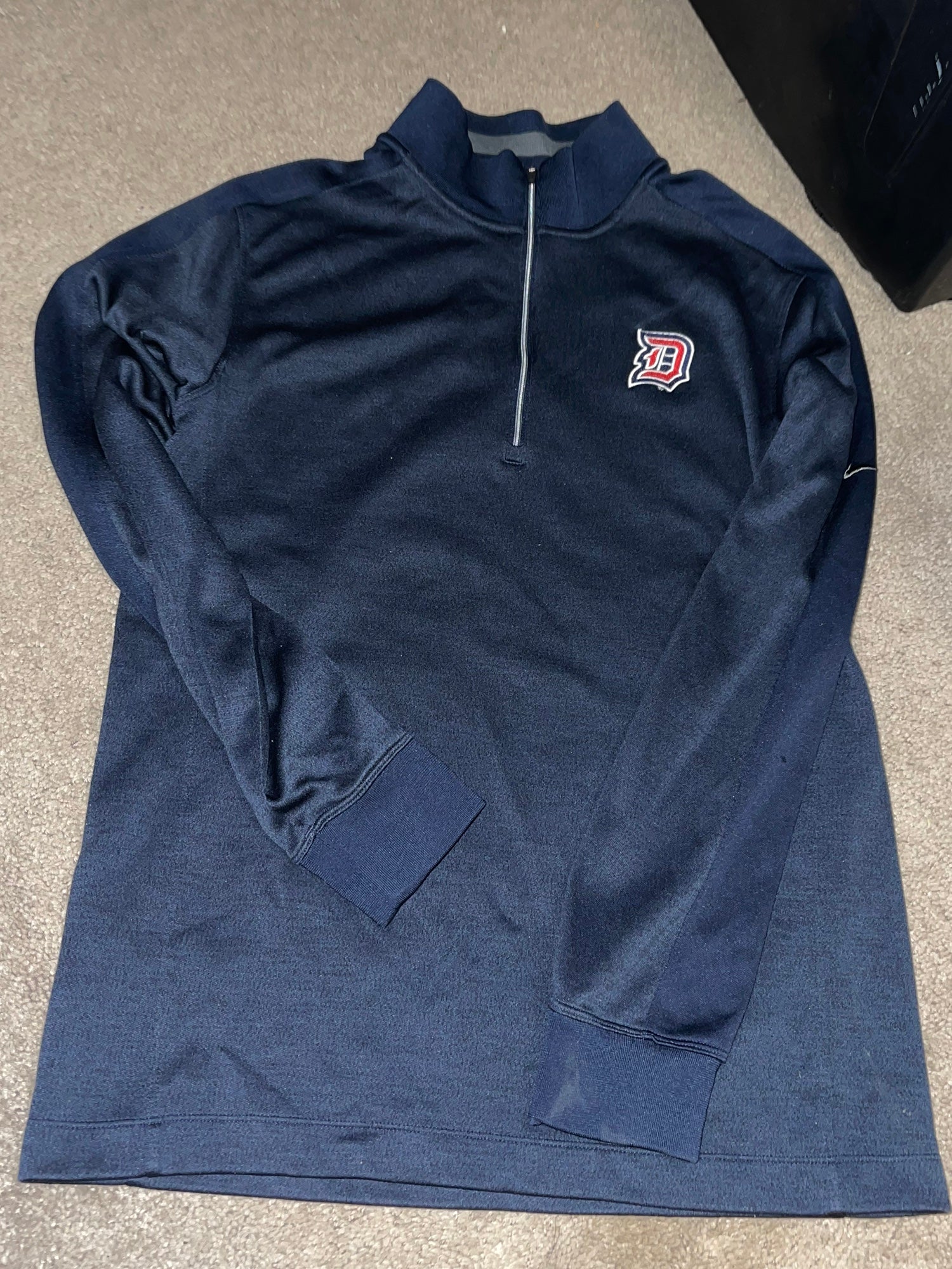 Women's Nike Navy New York Yankees Pacer Quarter-Zip Top