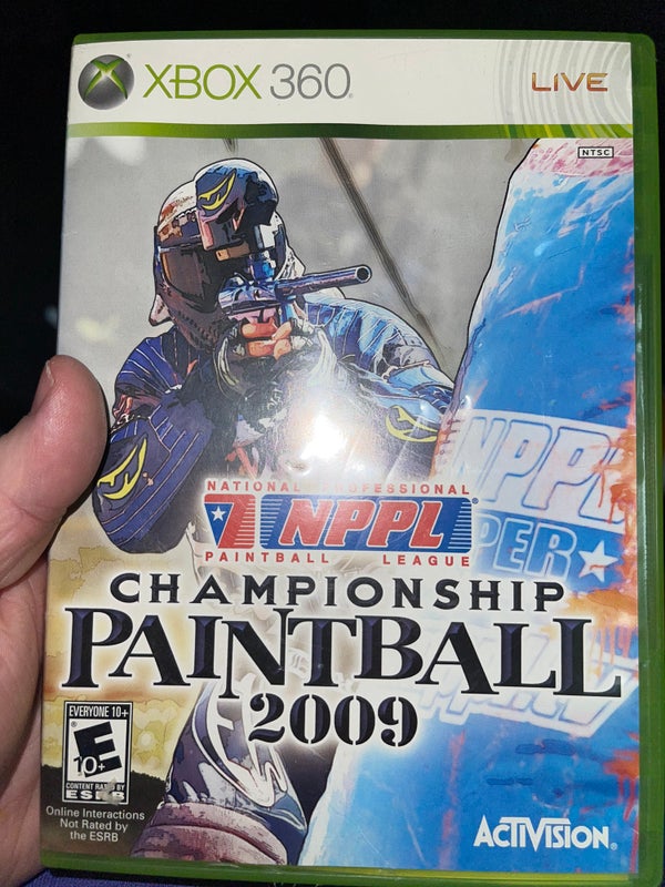 NPPL Championship Paintball 2009 Video Game Xbox 360 Used