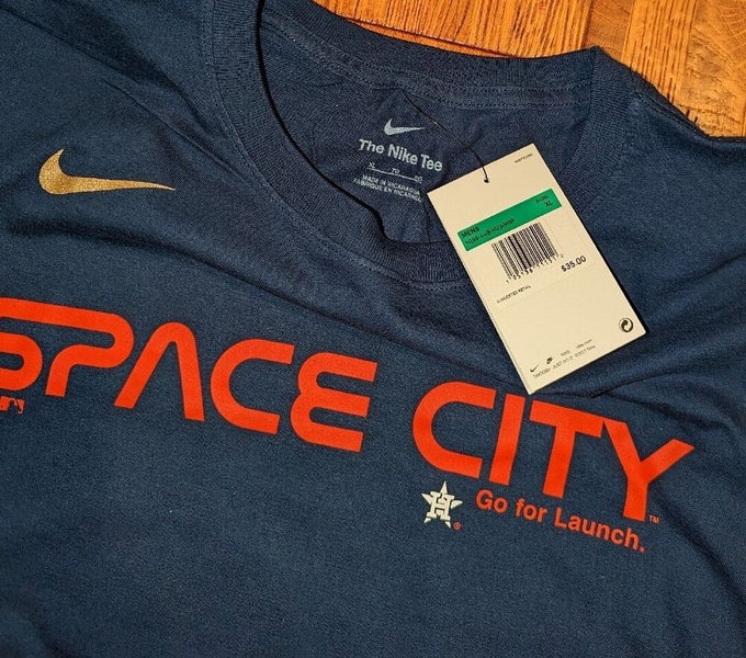 Men's Houston Astros Justin Verlander Nike Navy City Connect T-Shirt MLB XL