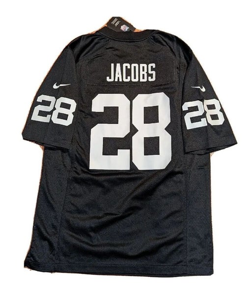 Nike NFL Las Vegas Raiders Josh Jacobs Black #28 Game Jersey Mens Medium M