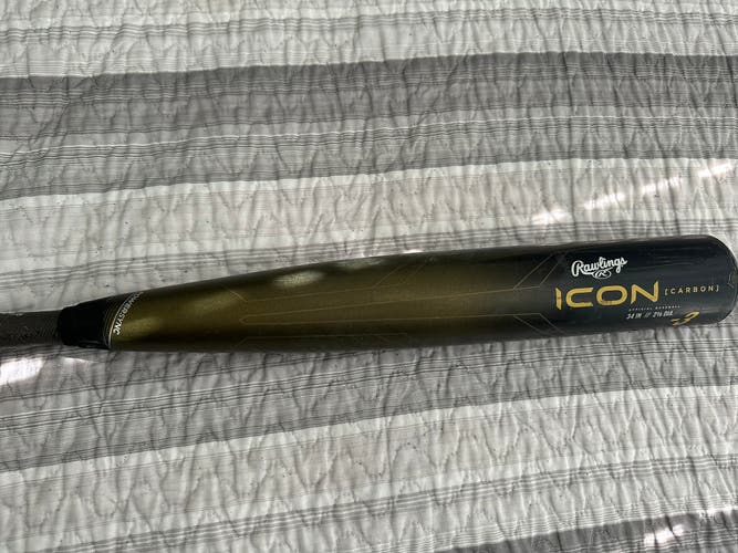 2023 Rawlings (-3) 31 oz 34" ICON Bat