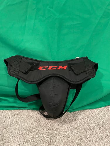 Used CCM Goalie Cup Youth