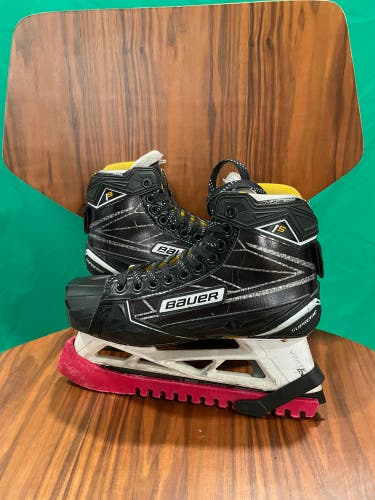 Used Bauer Regular Size 7.5 Width Reg Supreme 1S Hockey Goalie Skates