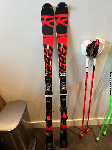 Used 157 cm With Bindings Hero FIS SL Pro Skis
