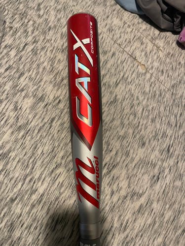 Used USSSA Certified 2022 Marucci Composite CAT X Bat (-5) 27 oz 32"