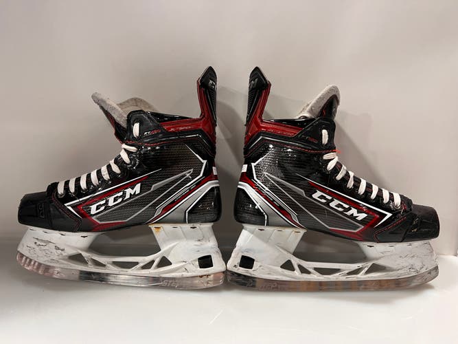 Senior Used CCM JetSpeed FT490 Hockey Skates Regular Width Size 7.5