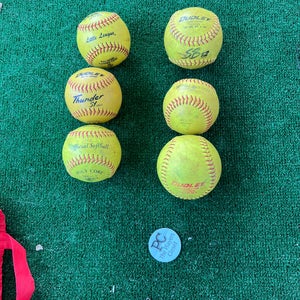 Used Other Softball 6 Pack