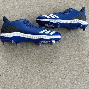 Blue New Adult Men's 12.0 (W 13.0) Metal Adidas Footwear
