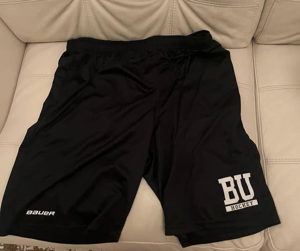 BU Terriers Hockey Bauer Shorts Medium
