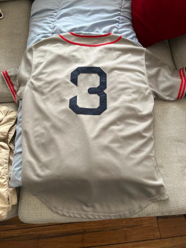 Gray New Size 50 Jimmie Foxx Mitchell & Ness Jersey