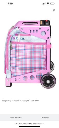 ZUCA MINI Ballerina Blue Frame- WHEEL SET bag ice skating