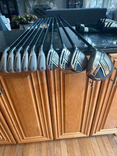 Men's Right Handed Senior Flex 10 Pieces Idea Clubs (Full Set)