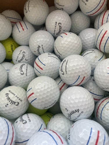 50 Callaway Triple Track ERC Soft Golf Balls 4 near Mint Condition