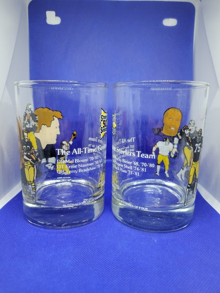 Pittsburgh Steelers NFL Historic Print Pint Glass