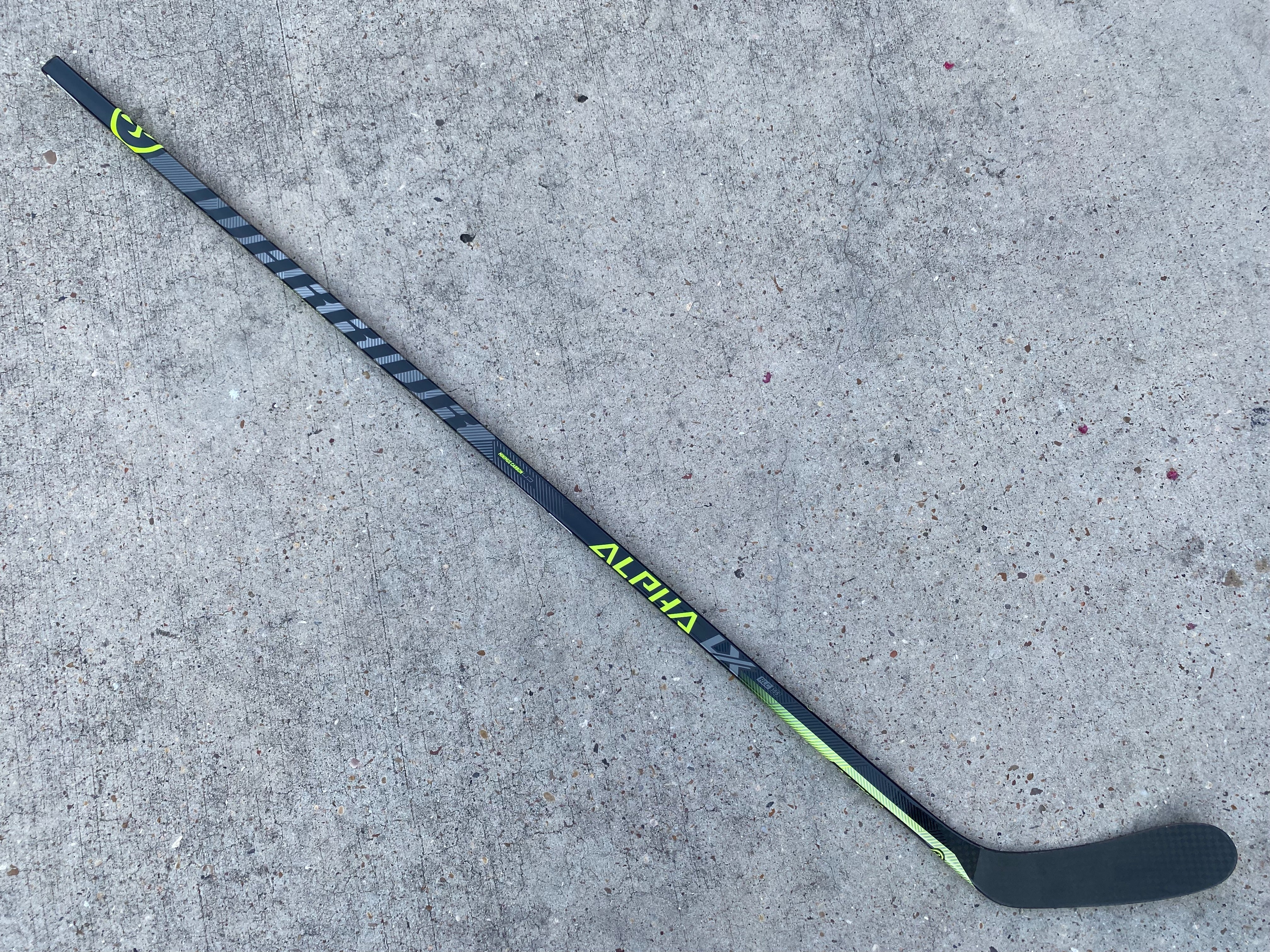 thumbnail image 2 of Warrior LX2 Pro Mini Hockey Stick - 27 Inch Composite Stick For Knee Hockey (Left, Yellow) 2 of 5