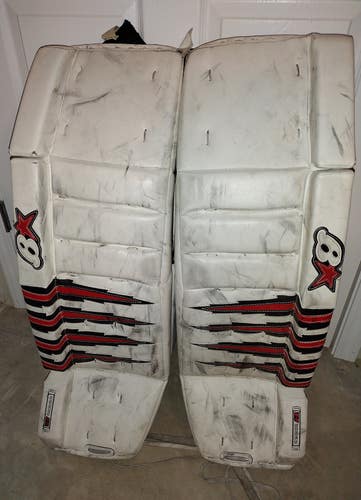 Used Senior 35" +2 Brian's H Series Goalie Leg Pads
