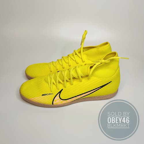 Nike Superfly 9 Club  FG Yellow Strike Soccer Cleats 12