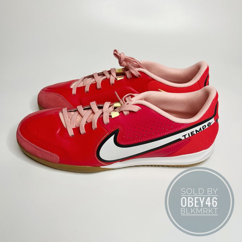Nike Legend 9 Academy Turf Siren Red Indoor Soccer Shoes