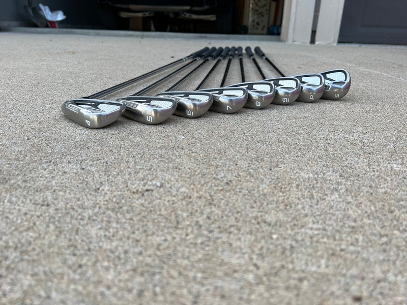 Men's Right Handed Stiff Flex Steel Shaft Max Iron Set