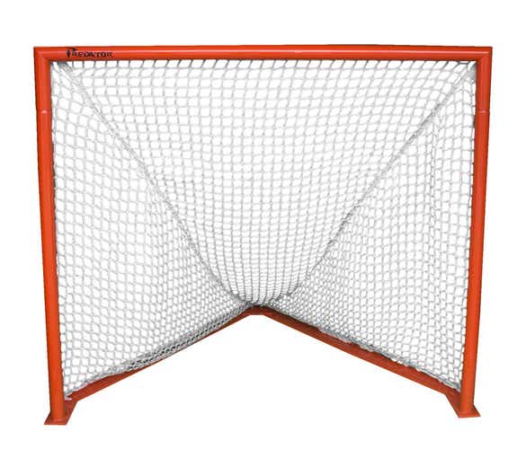 Preowned Predator Sports Deluxe Box Lacrosse Goal  4' x 4'6" with 7mm White Net