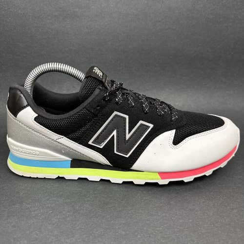New Balance Women's 996 Black White Neon Shoes 2021 WL996PR2 Size 9