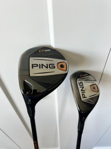 Ping G400 3 wood and 3 hybrid, Left Hand, X-Stiff