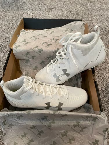 New Men's Men's 13.5 (W 14.5) Molded Cleats Under Armour Nitro Select Mid MC