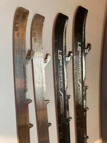 (used) Bauer LS5G Vertexx Edge Carbon Goalie Runners and LS1G  / Blades Size 6
