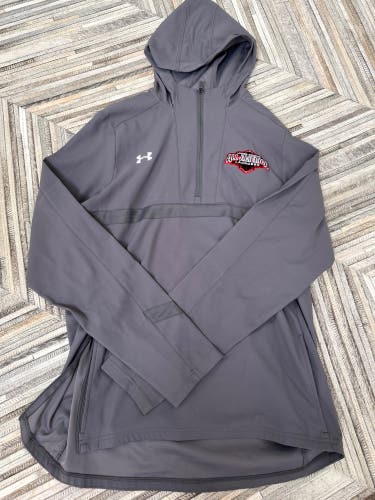 Gray Under Armour All America 1/4 zip