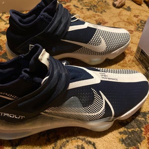 Blue New Adult Men's Size 12 Metal Nike Low Top Force Zoom Trout 7