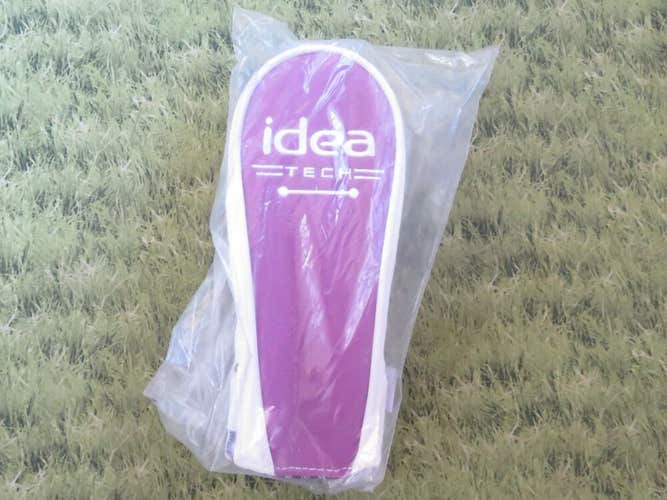 LADIES * NEW * Adams IDEA TECH HYBRID Headcover + Number Tag - Pink/Purple White