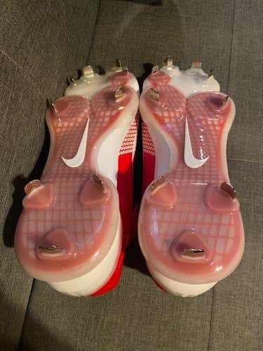 Red New Adult Men's Size 11 Metal Nike Low Top Force Zoom Trout 7