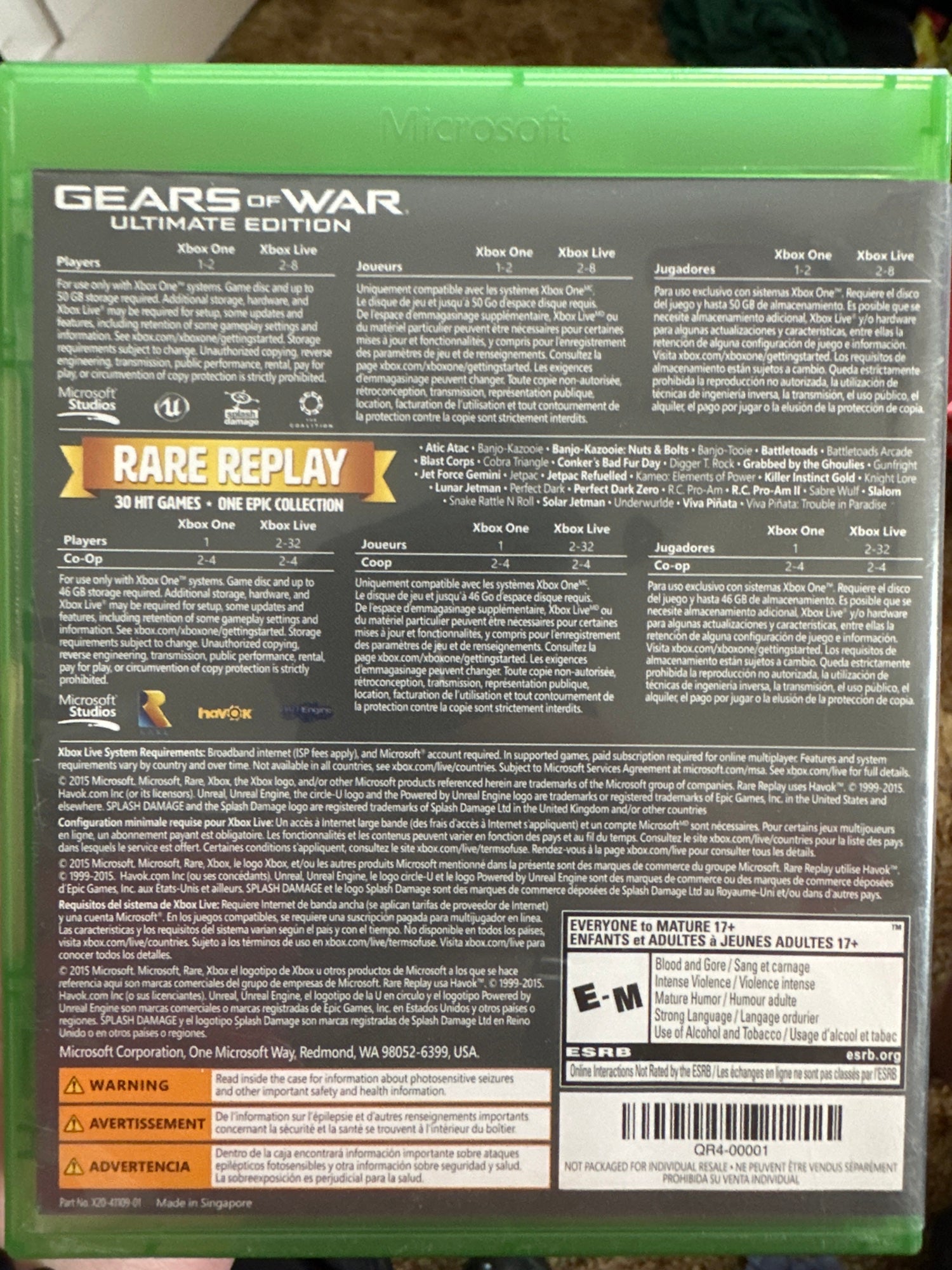 Gears of War Ultimate Edition, Killer Instinct coming