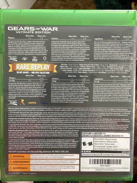 Unopened Gears Of War 4 Physical Disk