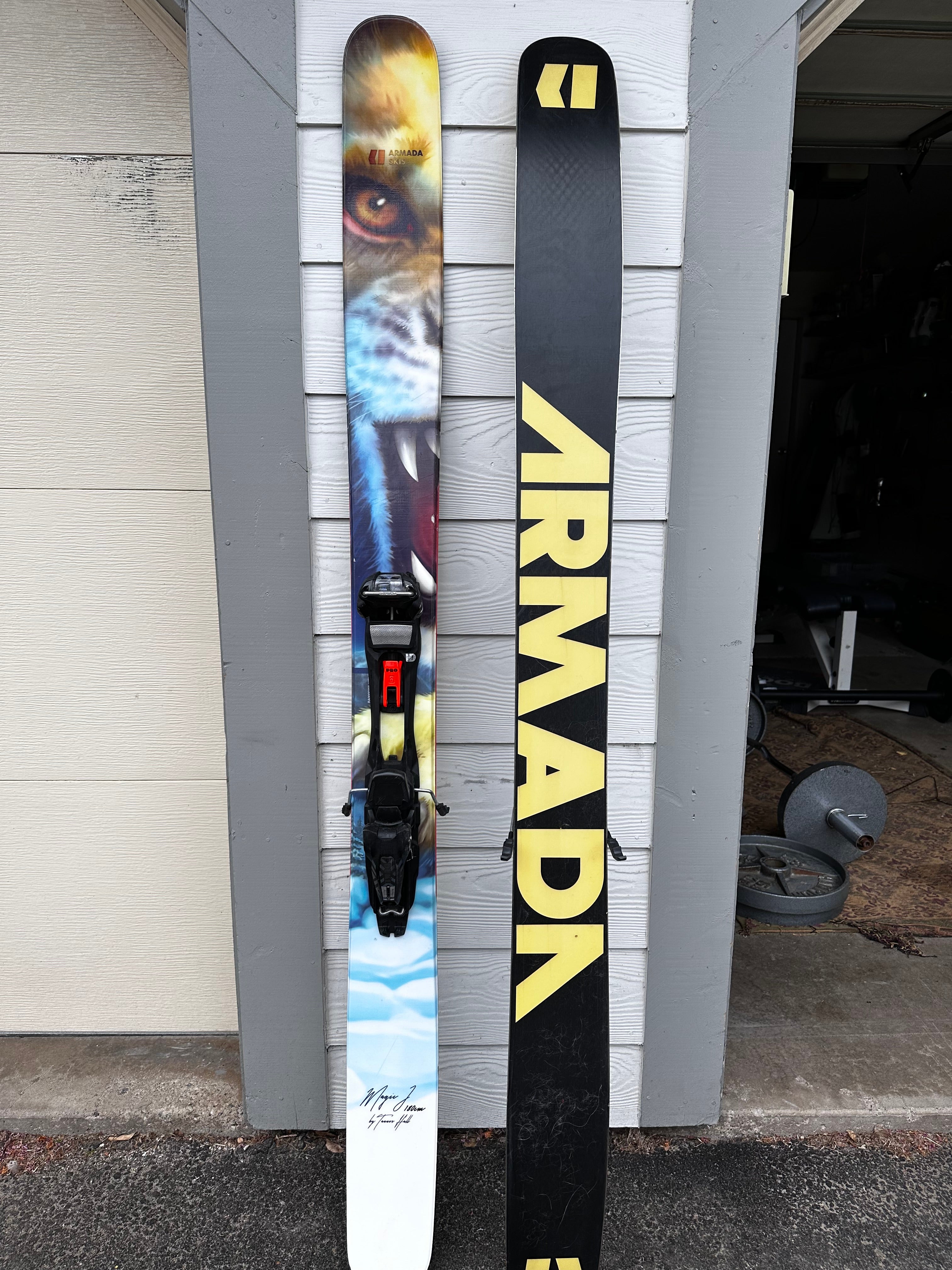 New Men's 2021 Armada 180 cm Alpine Touring magic j Skis With