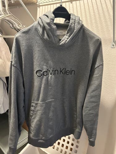 Gray Calvin Klein Hoodie