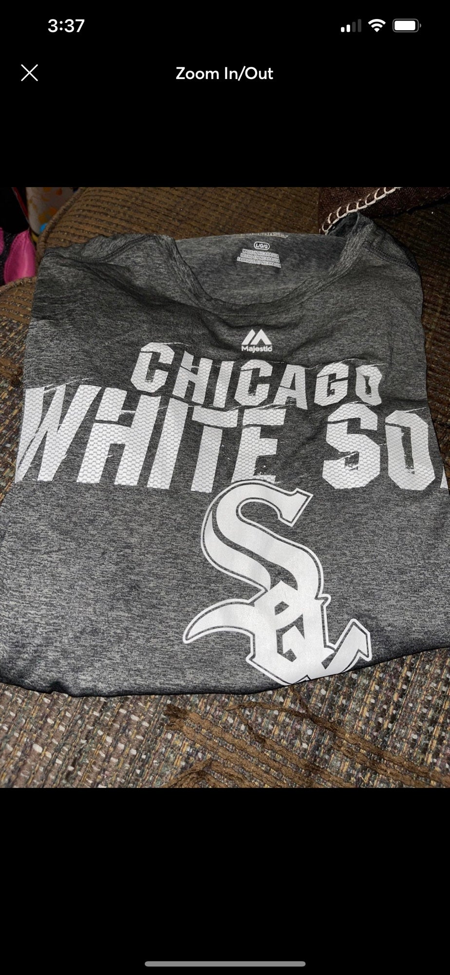 Official MLB Baseball Majestic Chicago White Sox Shirt Mens Size Large New  No Ta
