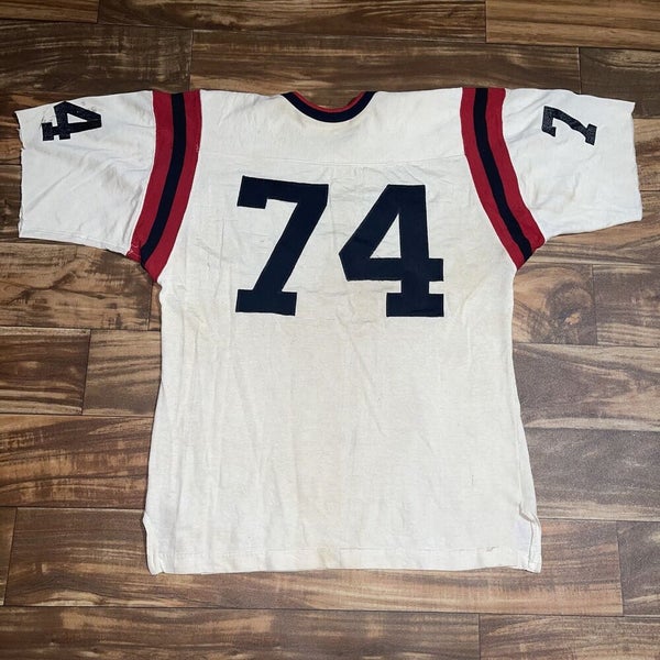 Vintage Russell Athletic 70s/80s Football Jersey Size 44 White