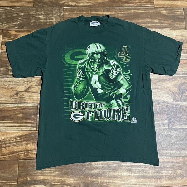 NFL Team Apparel Green Bay Packers T-Shirt 4-Time Super Bowl Champions Size  L